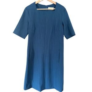 MM Lafleur The Emily Dress in Blue Teal Size 10